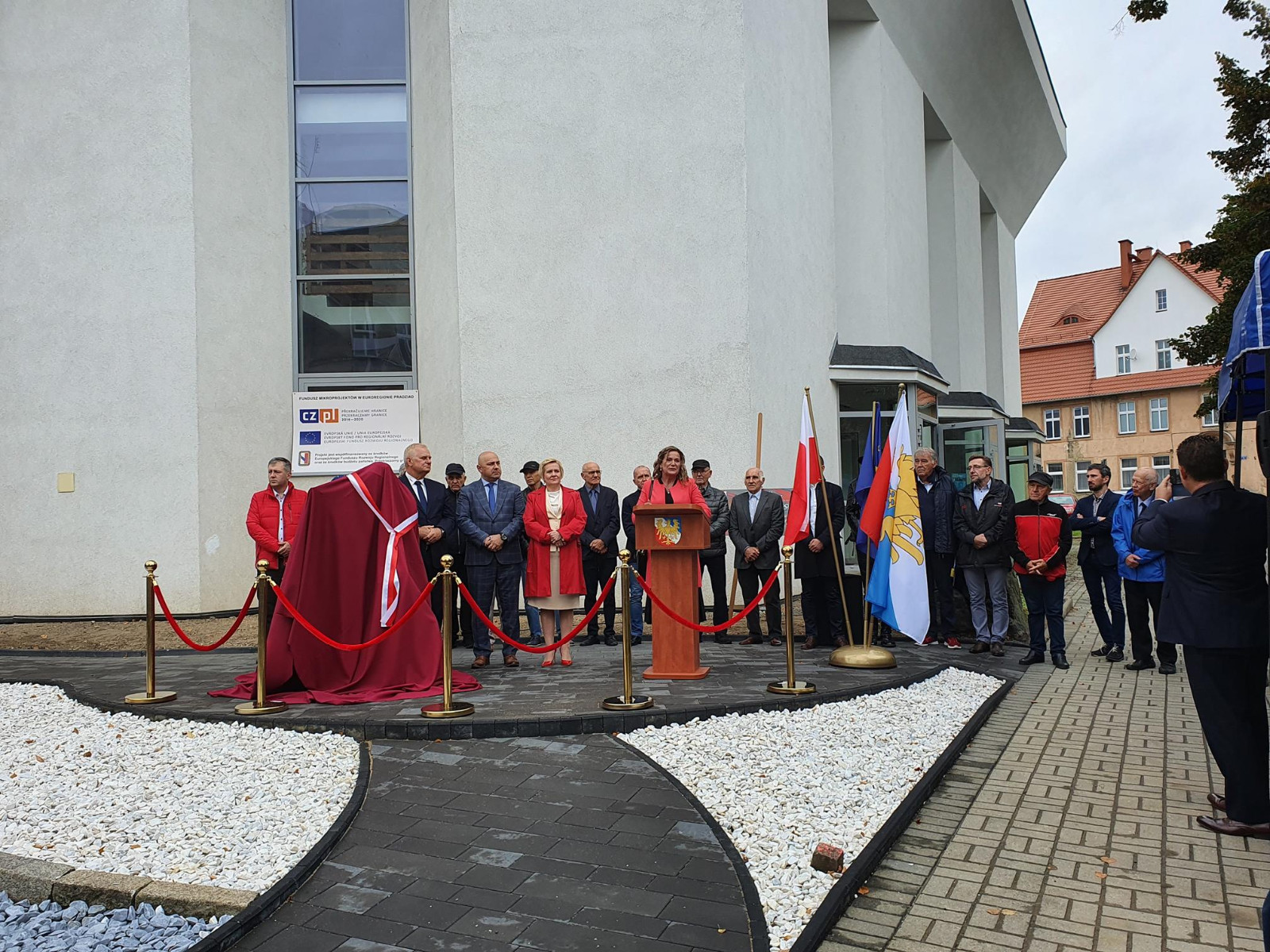 Odsłonięcie pomnika Stanisława Szozdy
