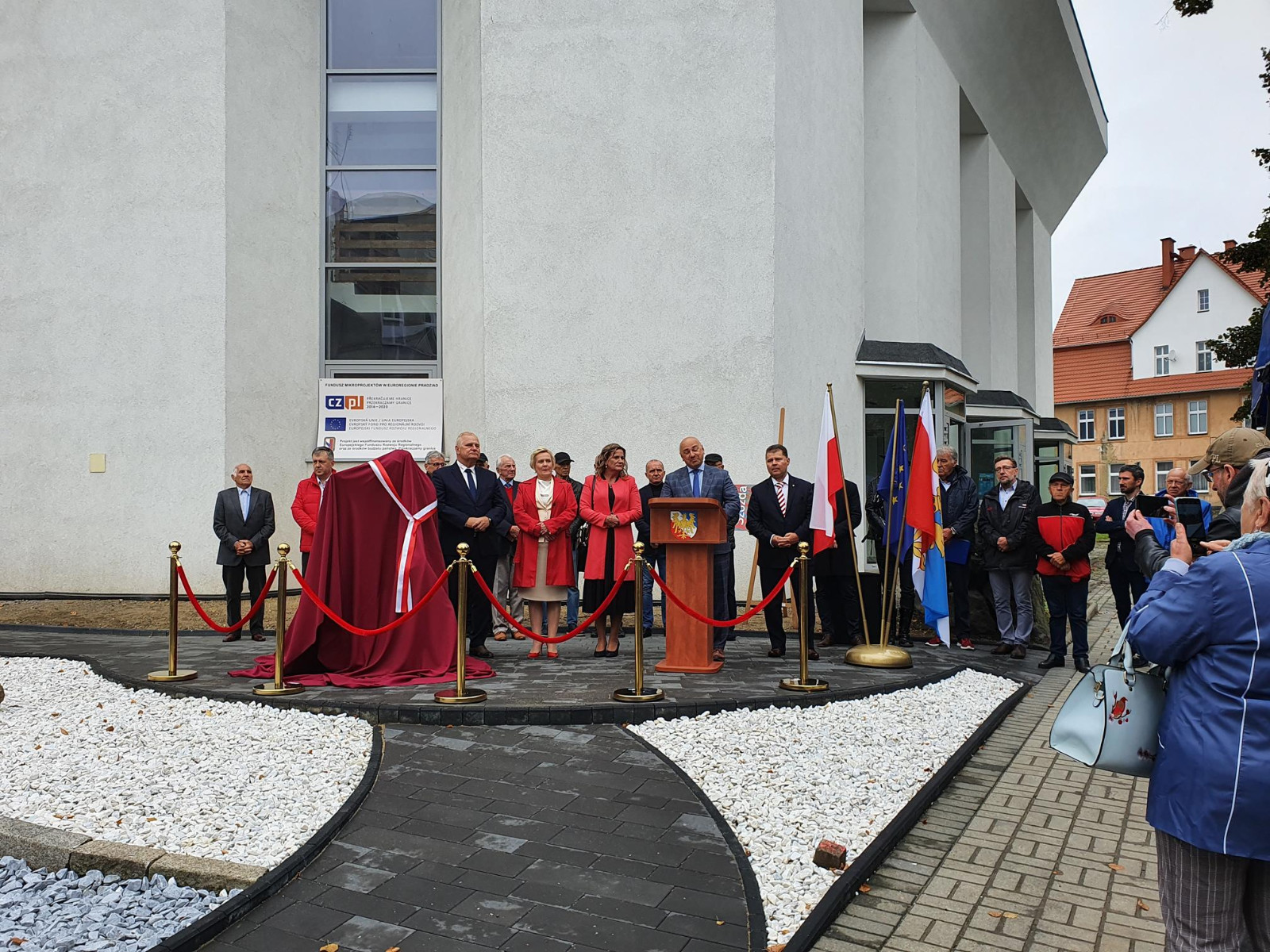 Odsłonięcie pomnika Stanisława Szozdy