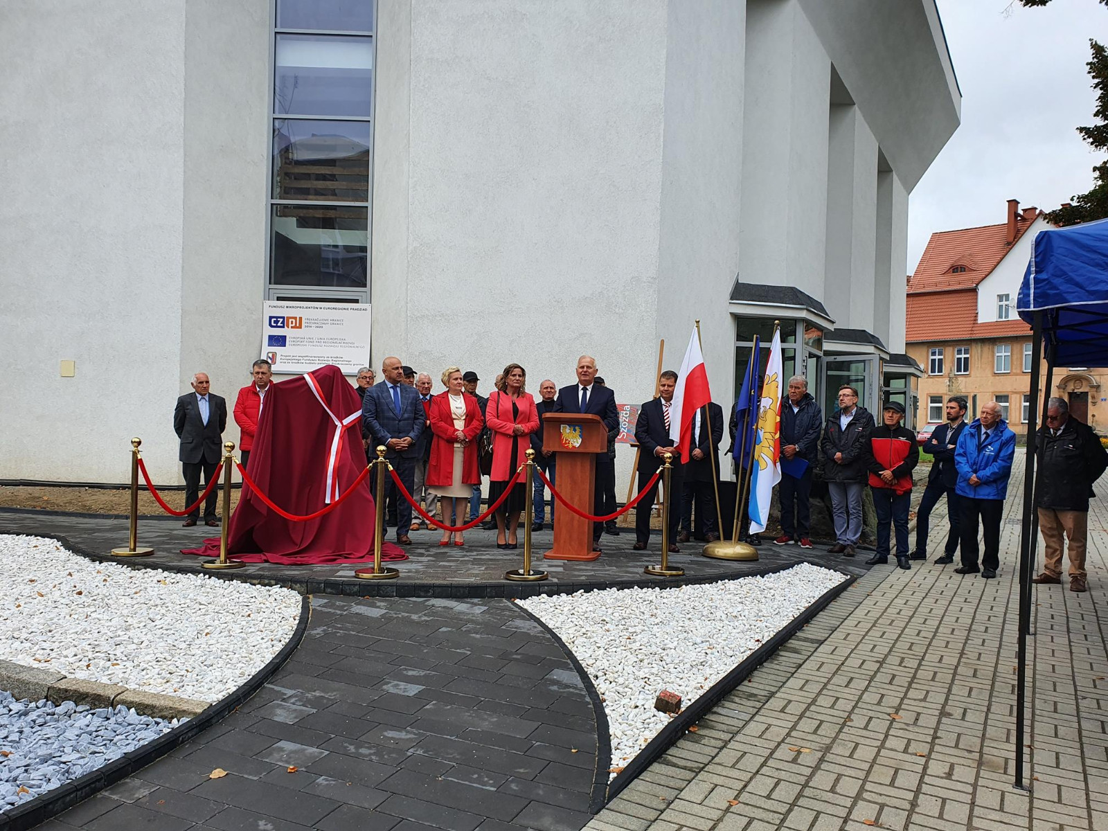 Odsłonięcie pomnika Stanisława Szozdy