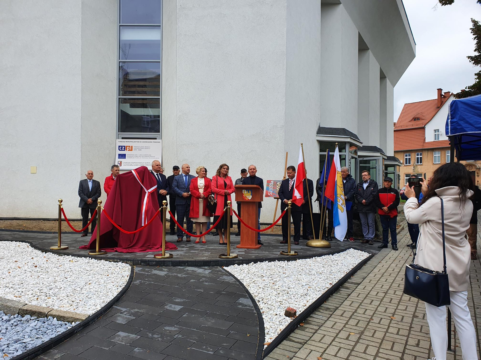 Odsłonięcie pomnika Stanisława Szozdy