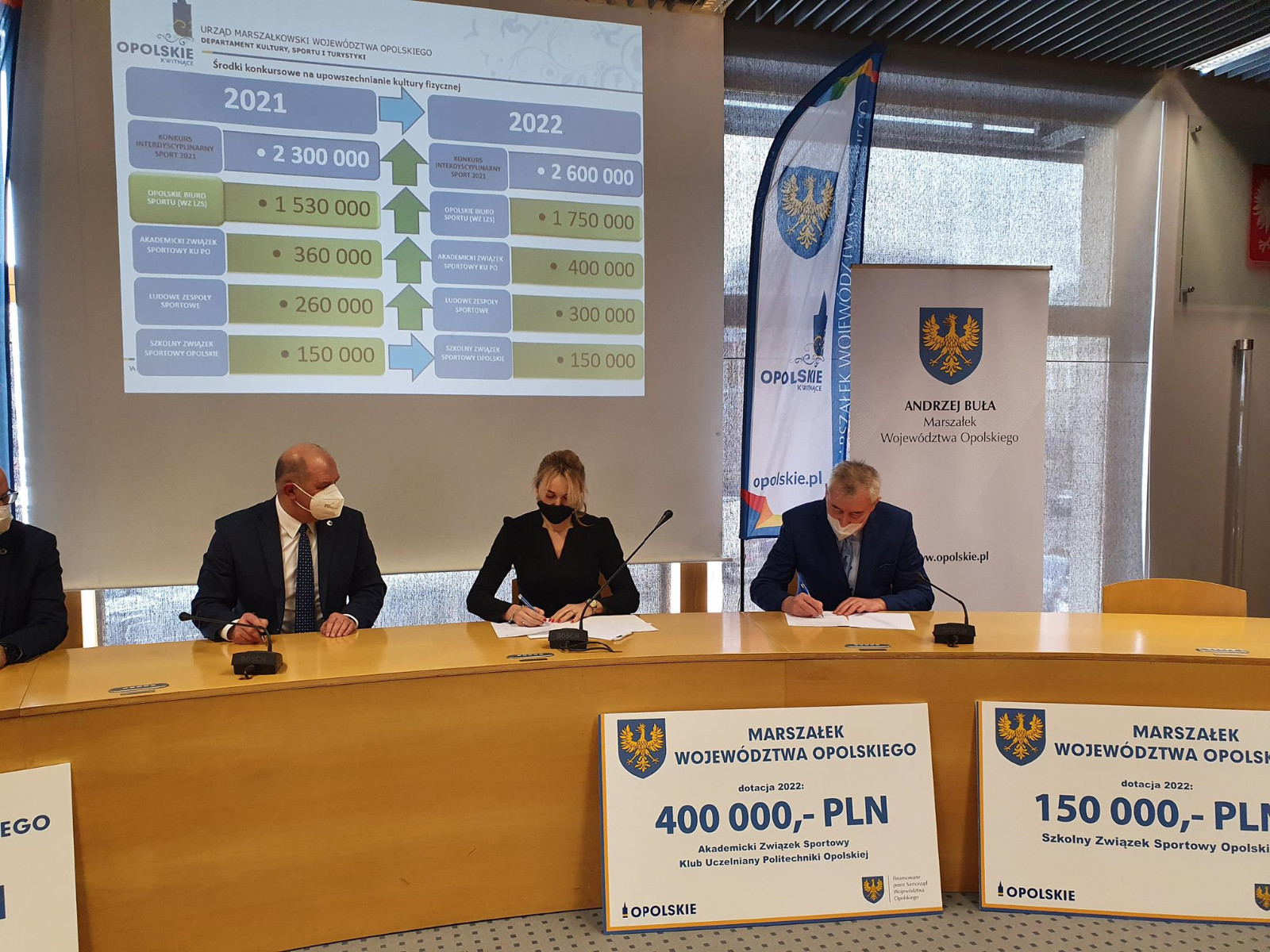 Podpisanie umów na rok 2022